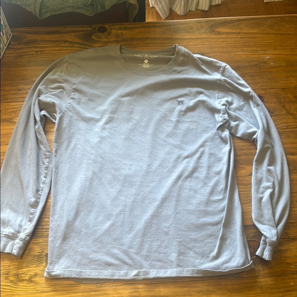 Simply Southern Men's Sky Blue Long Sleeve Tee